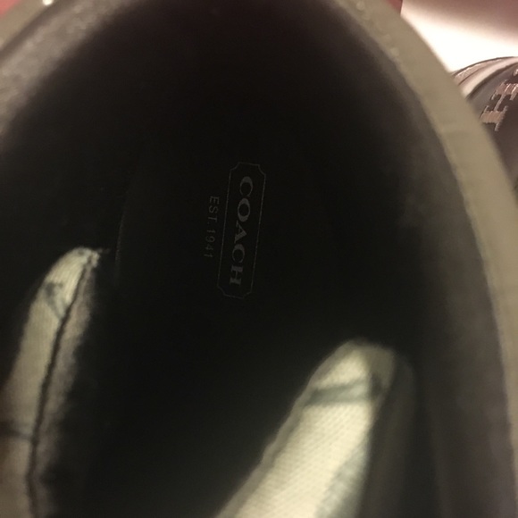 Coach sneakers with small heel. Never worn - Picture 6 of 6